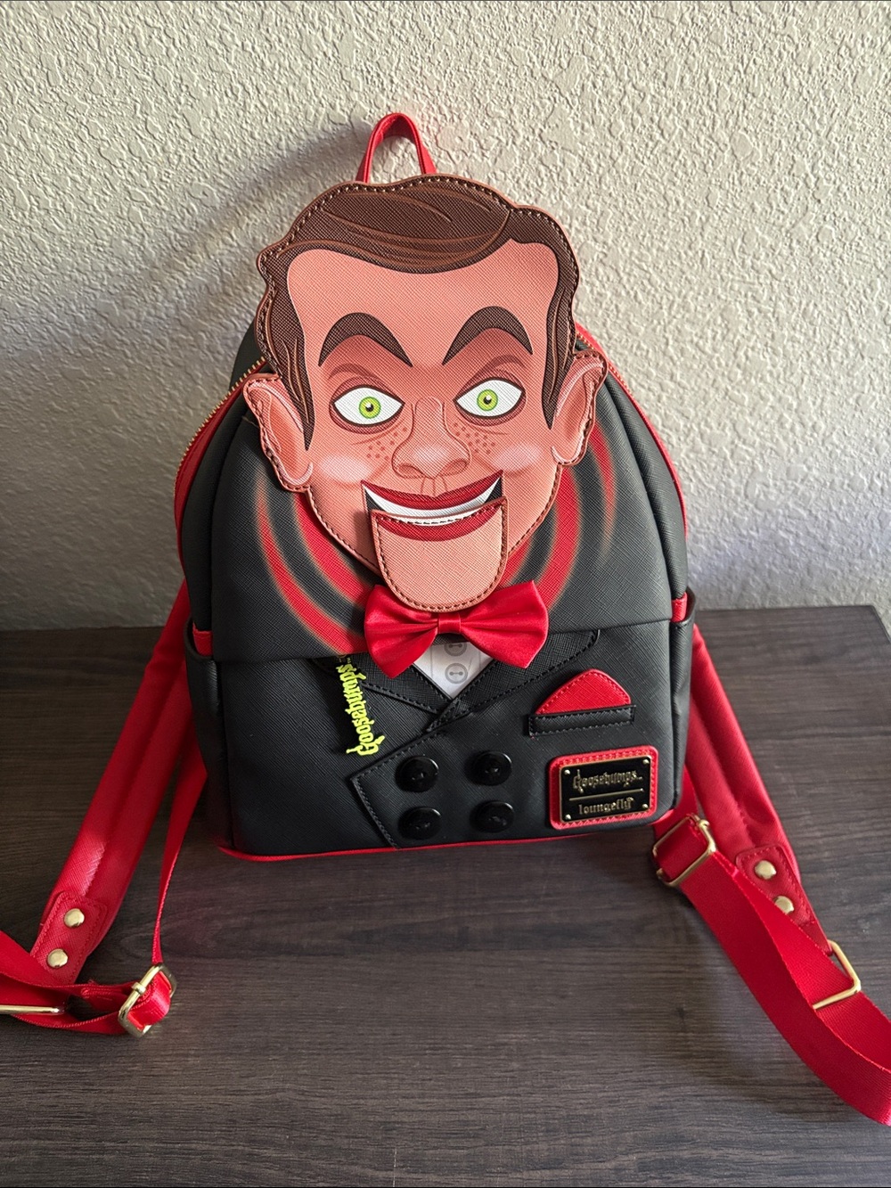 Goosebumps night of the living dummy loungefly glow in the dark rare backpack